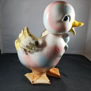 Vintage Relpo Samson 1957  Large Duckling Chicken Planter Vase
